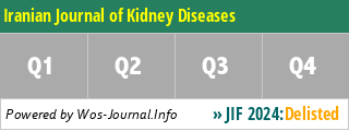 Iranian Journal of Kidney Diseases - WoS Journal Info