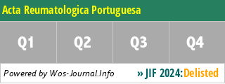 Acta Reumatologica Portuguesa - WoS Journal Info