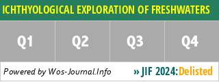ICHTHYOLOGICAL EXPLORATION OF FRESHWATERS - WoS Journal Info