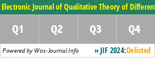Electronic Journal of Qualitative Theory of Differential Equations - WoS Journal Info