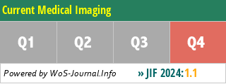 Current Medical Imaging - WoS Journal Info