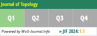 Journal of Topology - WoS Journal Info