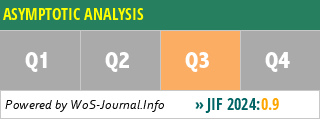 ASYMPTOTIC ANALYSIS - WoS Journal Info
