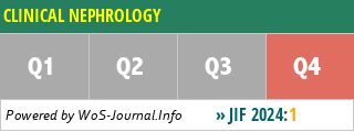 CLINICAL NEPHROLOGY - WoS Journal Info