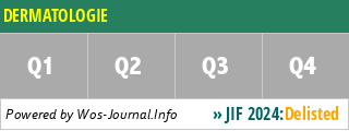 DERMATOLOGIE - WoS Journal Info