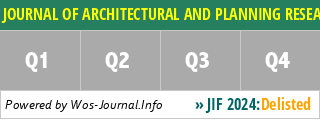 JOURNAL OF ARCHITECTURAL AND PLANNING RESEARCH - WoS Journal Info