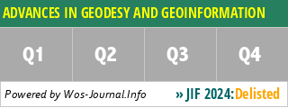 ADVANCES IN GEODESY AND GEOINFORMATION - WoS Journal Info