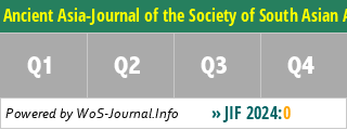 Ancient Asia-Journal of the Society of South Asian Archaeology - WoS Journal Info