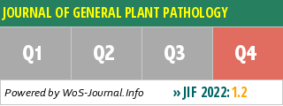 JOURNAL OF GENERAL PLANT PATHOLOGY - WoS Journal Info