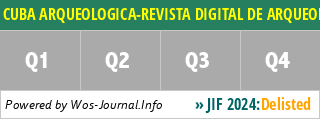 CUBA ARQUEOLOGICA-REVISTA DIGITAL DE ARQUEOLOGIA - WoS Journal Info
