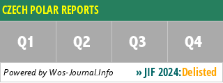 CZECH POLAR REPORTS - WoS Journal Info