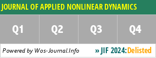 JOURNAL OF APPLIED NONLINEAR DYNAMICS - WoS Journal Info