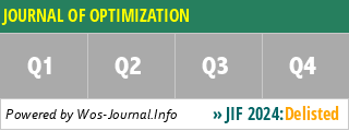JOURNAL OF OPTIMIZATION - WoS Journal Info