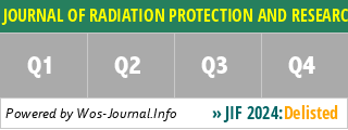 JOURNAL OF RADIATION PROTECTION AND RESEARCH - WoS Journal Info