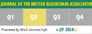 JOURNAL OF THE BRITISH BLOCKCHAIN ASSOCIATION - WoS Journal Info