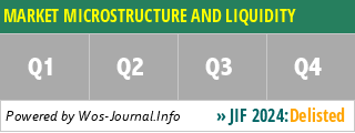 MARKET MICROSTRUCTURE AND LIQUIDITY - WoS Journal Info