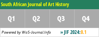 South African Journal of Art History - WoS Journal Info