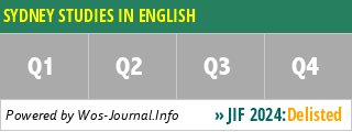 SYDNEY STUDIES IN ENGLISH - WoS Journal Info