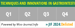 TECHNIQUES AND INNOVATIONS IN GASTROINTESTINAL ENDOSCOPY - WoS Journal Info