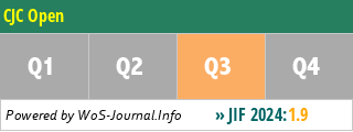 CJC Open - WoS Journal Info