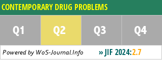 CONTEMPORARY DRUG PROBLEMS - WoS Journal Info