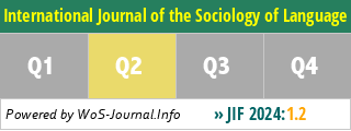 International Journal of the Sociology of Language - WoS Journal Info