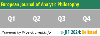 European Journal of Analytic Philosophy - WoS Journal Info