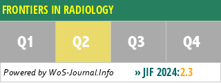 FRONTIERS IN RADIOLOGY - WoS Journal Info