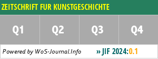 ZEITSCHRIFT FUR KUNSTGESCHICHTE - WoS Journal Info
