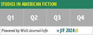 STUDIES IN AMERICAN FICTION - WoS Journal Info