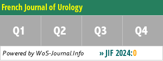 French Journal of Urology - WoS Journal Info