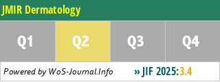 JMIR Dermatology - WoS Journal Info