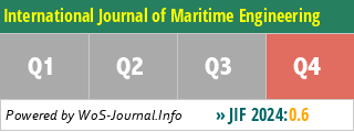 International Journal of Maritime Engineering - WoS Journal Info