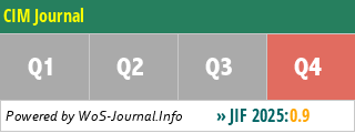 CIM Journal - WoS Journal Info