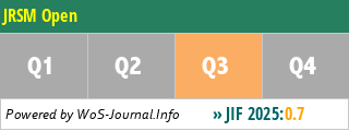 JRSM Open - WoS Journal Info