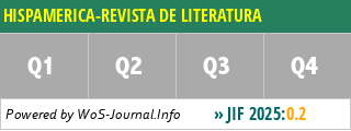 HISPAMERICA-REVISTA DE LITERATURA - WoS Journal Info