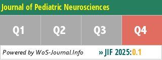 Journal of Pediatric Neurosciences - WoS Journal Info