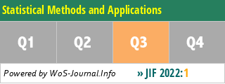 Statistical Methods and Applications - WoS Journal Info