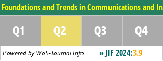 Foundations and Trends in Communications and Information Theory - WoS Journal Info