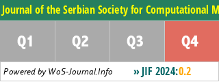 Journal of the Serbian Society for Computational Mechanics - WoS Journal Info