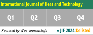 International Journal of Heat and Technology - WoS Journal Info