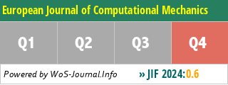 European Journal of Computational Mechanics - WoS Journal Info