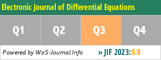 Electronic Journal of Differential Equations - WoS Journal Info