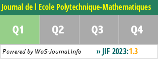 Journal de l Ecole Polytechnique-Mathematiques - WoS Journal Info