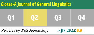 Glossa-A Journal of General Linguistics - WoS Journal Info