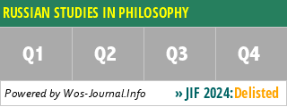 RUSSIAN STUDIES IN PHILOSOPHY - WoS Journal Info