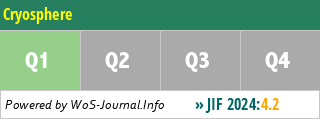 Cryosphere - WoS Journal Info
