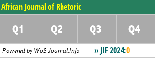 African Journal of Rhetoric - WoS Journal Info