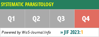 SYSTEMATIC PARASITOLOGY - WoS Journal Info