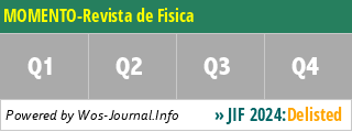 MOMENTO-Revista de Fisica - WoS Journal Info